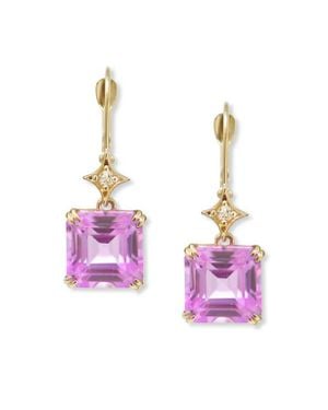 Anzie Jac + Jo Greta Drop Earrings - Pink