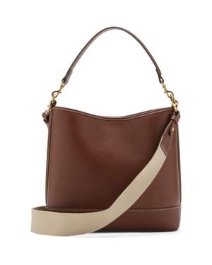 Mango Large Bucket Bag - Brown