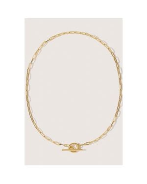 Otiumberg 14Kt Vermeil Love Link Necklace - Metallic