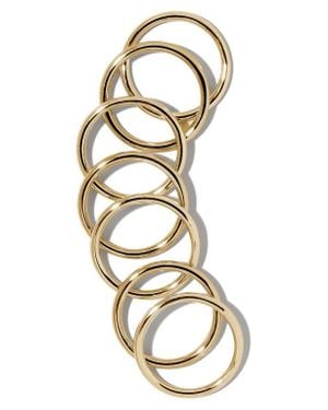 Jennifer Fisher Set Of Stackable Rings - Metallic