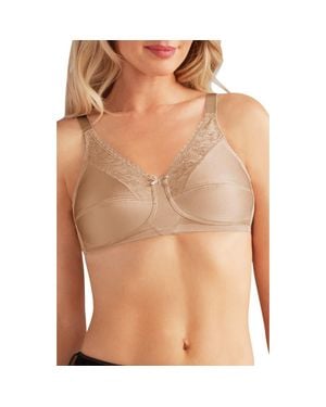 Amoena Nancy Lace Soft Cup Bra - Natural