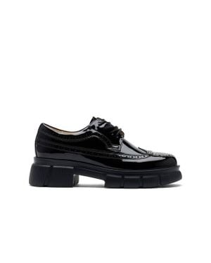 MARC NOLAN Ms. Alexander Leather Lug Wingtip Derby - Black