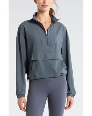 Zella Transit Pullover Jacket - Blue
