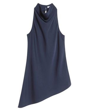 Veronica Beard Radford Sleeveless Tunic Top - Blue