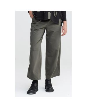 Luukaa Serenna Cropped Darted Pants - Gray