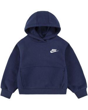 Nike Kids' Club Fleece Hoodie - Blue