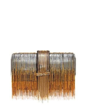 Simitri Ombre Chunky Clutch - Brown