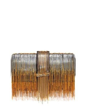 Simitri Ombre Chunky Clutch - Brown