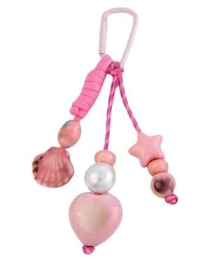 MacRae & Co Seashells On The Seashore Bag Charm - Pink