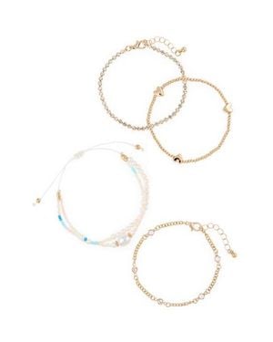 BP. Set Of 4 Bracelets - White