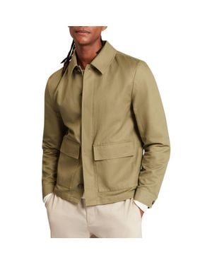 Ted Baker Trennt Cotton & Linen Shirt Jacket - Green