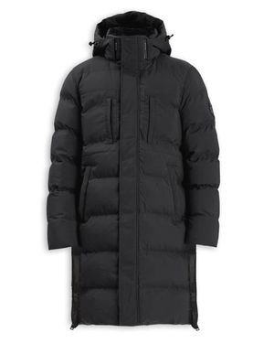 Point Zero Super Long Hybrid Puffer - Black
