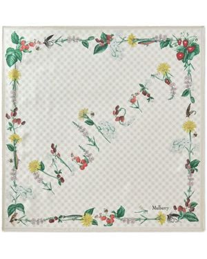 Mulberry Square Scarf - Metallic