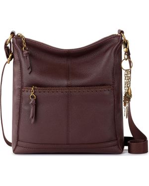 The Sak Lucia Crossbody Leather Bag - Purple