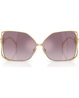 Versace 62Mm Oversize Square Sunglasses - Multicolor