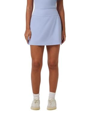 Travis Mathew Move Knit Game Set Match Skort - Blue