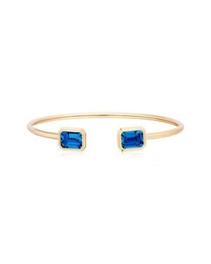 Goshwara Manhattan Round Flex Cuff - Blue