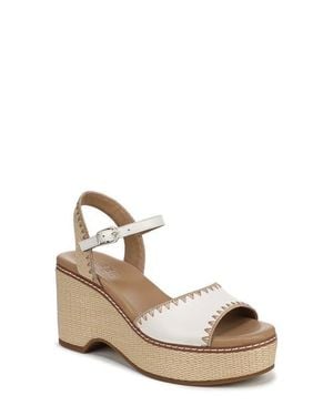 Naturalizer Della Platform Ankle Strap Sandal - Natural