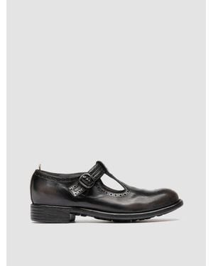 Officine Creative Calixte 071 Leather T-Bar Shoes - White