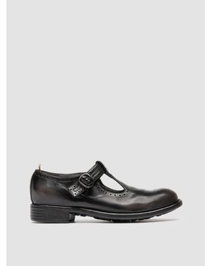 Officine Creative Calixte 071 Leather T-Bar Shoes - White