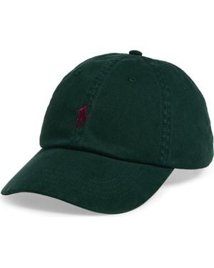Polo Ralph Lauren Cotton Chino Baseball Cap - Green