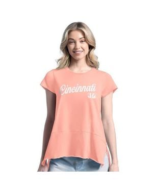 Margaritaville Cincinnati Bengals Gametime Is Paradise T-Shirt - Pink