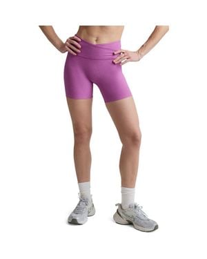 Beyond Yoga Space Dye Leisure Bike Shorts - Purple