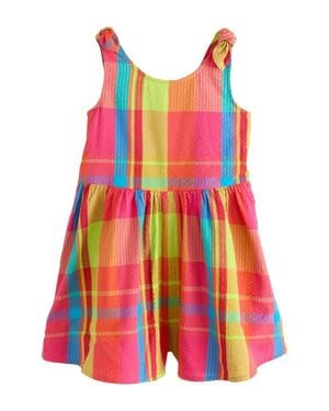 Next Kids' Check Romper - Red