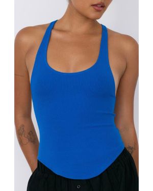 ARTLESS FOREVER Haze Racerback Tank - Blue