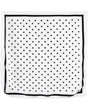 L. Erickson Hepburn Polka Dot Hair Scarf - Black