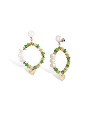 Retro Chic Thetis Earrings - Blue