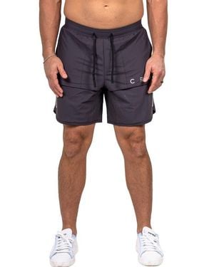 Maceoo Athletic Performance Shorts - Blue