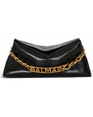 Balmain 1945 Soft Clutch - Black