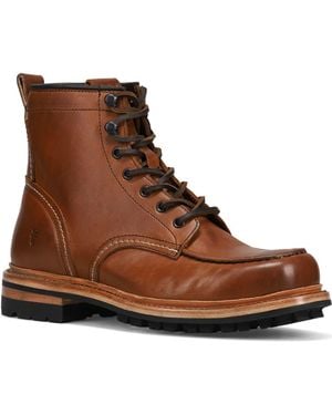 Frye Hudson Lug Work Boot - Brown