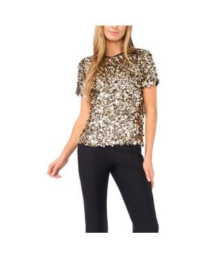 Ted Baker Alexis Sequin T-Shirt - Black