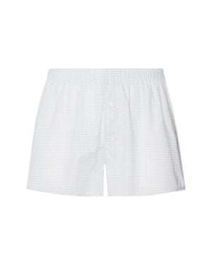 Hanro Fancy Woven Cotton Boxer - White