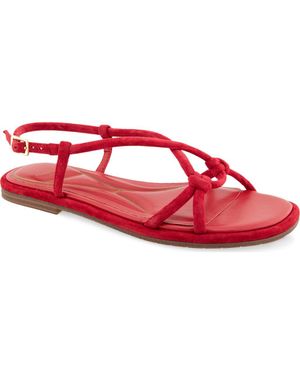 Kenneth Cole Paria Flat Slingback Sandal - Red