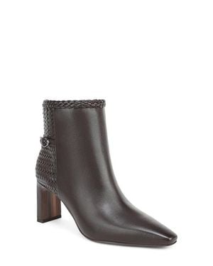 Sam Edelman Saige Weave Leather Bootie - Brown