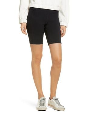 Hue Active Pep Talking Pocket Performance Bike Shorts - Black