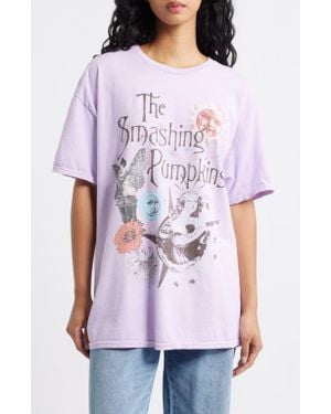 Merch Traffic The Smashing Pumpkins Graphic T-Shirt - White