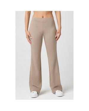Florence By Mills Sporty Terry Flare Pants - Natural