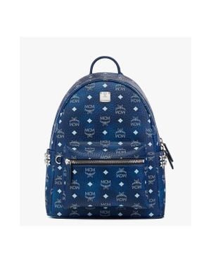 MCM Stark Side Studs Backpack - Blue