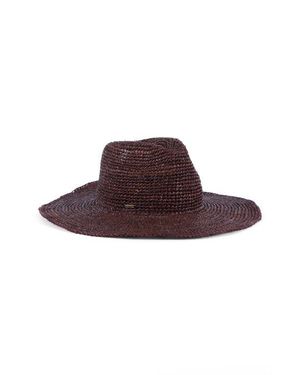 Eugenia Kim Emmanuelle Packable Crochet Upf 50+ Fedora - Brown
