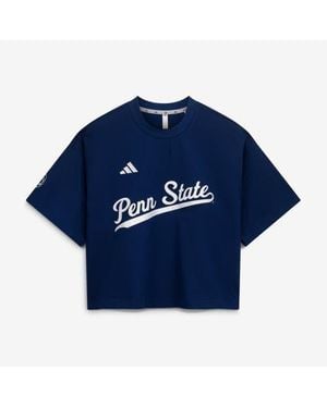 adidas Penn State Nittany Lions Cropped Baseball Fashion Jersey - Blue