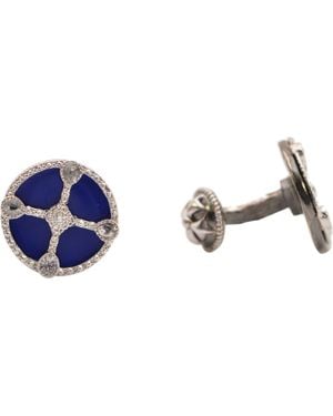 Armenta Romero Sapphire & Diamond Cuff Links - Blue