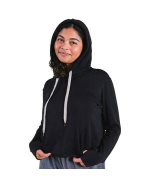 Poplinen Betty Modal Hoodie - Black