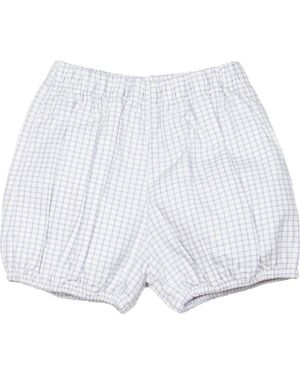 Cuclie Gingham Diaper Cover - White