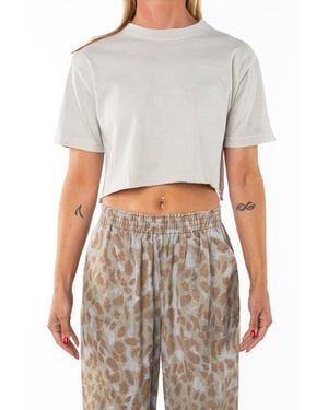 Ariko Beach Crop Tee - White