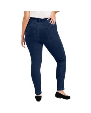 June + Vie Curvie Fit Skinny Jeans - Blue