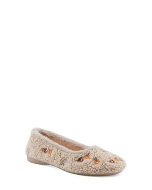Flexus by Spring Step Fleece Ballet Slipper - Natural